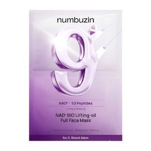 Ліфтинг-маска для контуру обличчя Numbuzin No.9 NAD Bio Lifting Full Cover Facial Mask, 1 шт 8809652587646 фото
