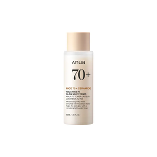 Живильний тонер на основі рисової води ANUA Rice 70 Glow Milky Toner, 40 мл 8809640736568 фото