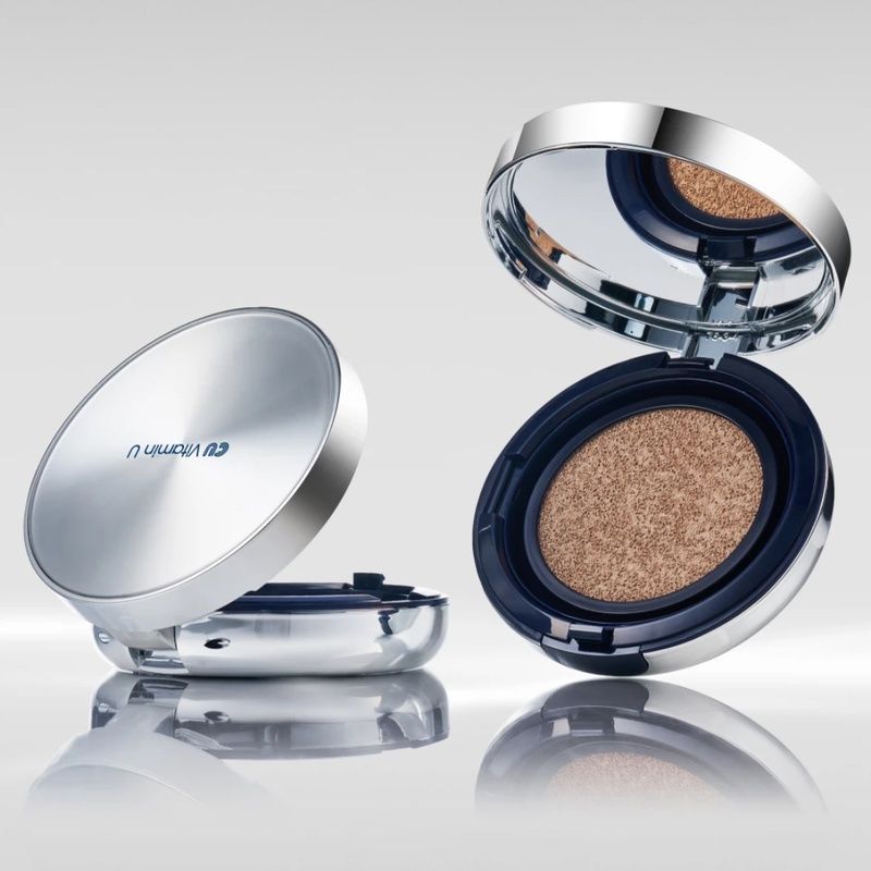 Кушон з полінуклеотидами та вітаміном U CU SKIN Vitamin U Coverfit Cushionpact SPF 50+ / PA++++ 21 тон, 15 г+15 г 8809207224118 фото