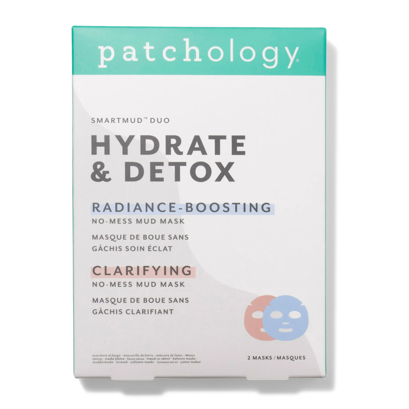 Набір масок Детокс + Зміцнююча SmartMud&trade; Duo Hydrate & Detox Sheet Masks Patchology PAT0073 фото