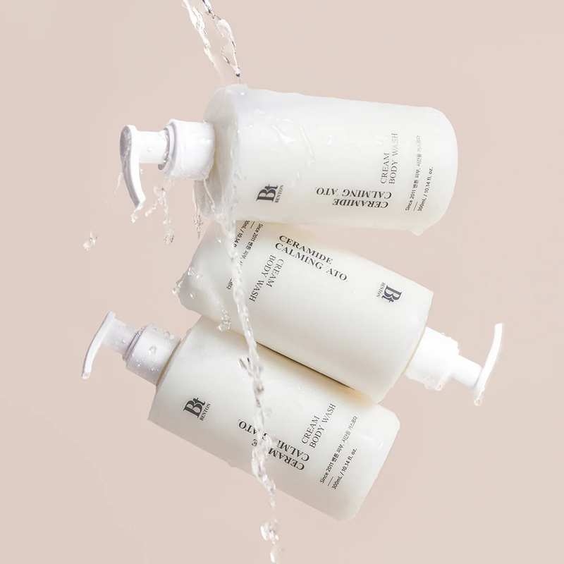 Очищувальний кремовий гель для душу з керамідами Benton Ceramide Calming Ato Cream Body Wash, 300 мл 8809566993120 фото