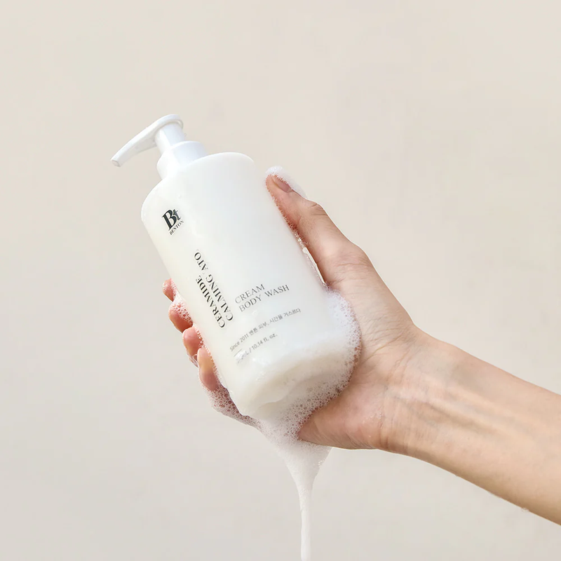 Очищувальний кремовий гель для душу з керамідами Benton Ceramide Calming Ato Cream Body Wash, 300 мл 8809566993120 фото