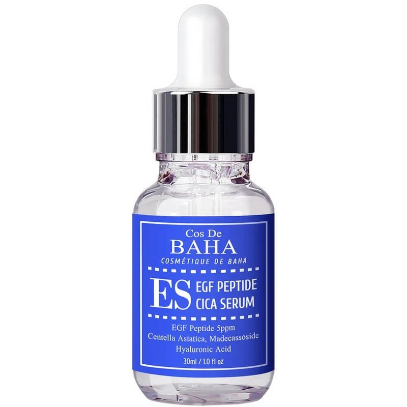 Омолоджувальна заспокійлива сироватка з EGF та пептидами Cos De Baha ES EGF Peptide Serum, 30 мл 576809 фото
