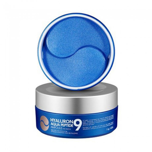 Гідрогелеві патчі глибокого зволоження з пептидами Medi Peel Hyaluron Aqua Peptide 9 Ampoule Eye Patch, 60 шт 8809409343662 фото