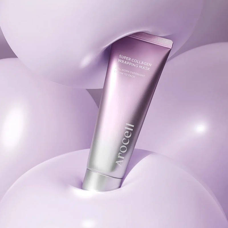 Маска-плівка з колагеном для зволоження та ліфтингу Arocell Super Collagen Wrapping Mask, 80 мл 8809710461468 фото
