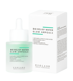 Заспокійлива, гідратуюча та протинабрякова сироватка USOLAB Bio Relief Water Glow Ampoule, 30 мл 8809801696786 фото