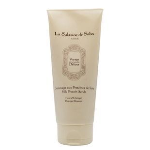 Скраб для тіла з ароматом апельсинових квітів LA SULTANE DE SABA Silk Protein Scrub Orange Blossom, 200 мл 3700448601964 фото