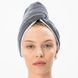 Тюрбан для волосся BJORN AXEN Hair Towel Wrap Grey 7350001701158 фото 2