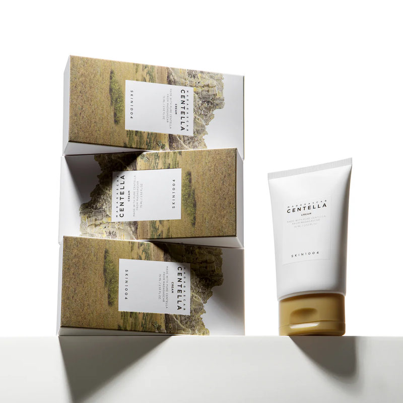 Зволожуючий крем для обличчя з центелою SKIN1004 Madagascar Centella Cream, 75 мл 8809576260441 фото