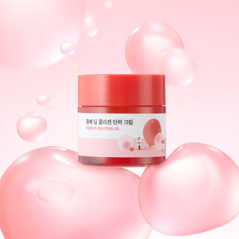 Крем з колагеном ROUND LAB Camellia Deep Collagen Firming Cream, 50 мл 8809962541840 фото