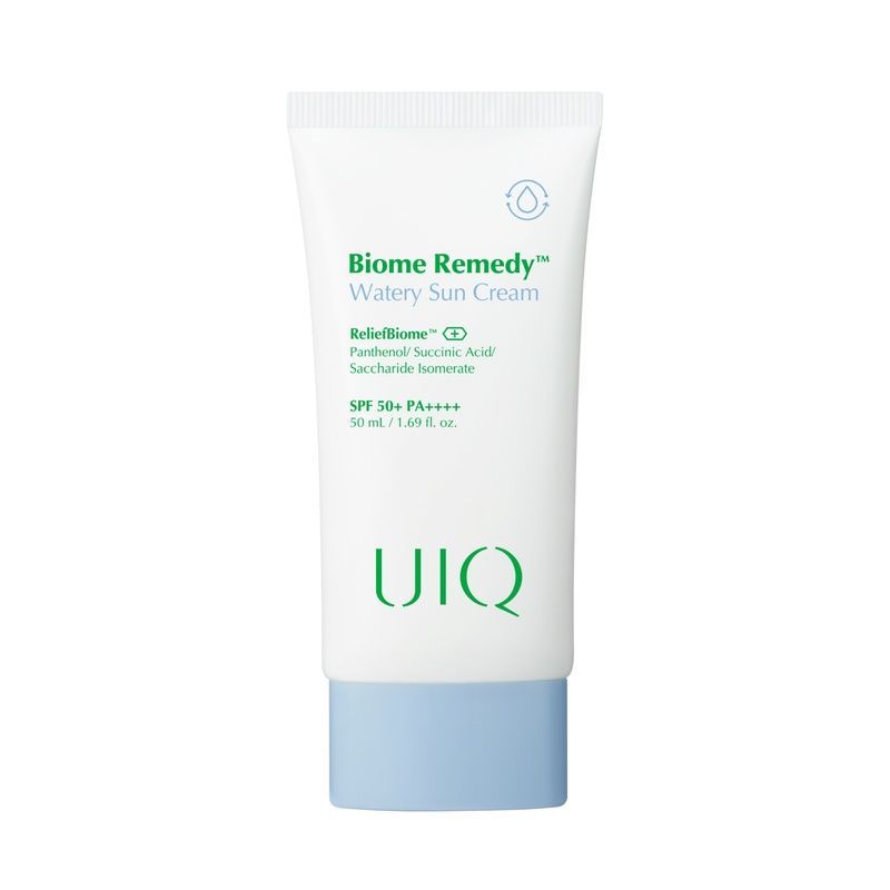 Зволожуючий сонцезахисний крем UIQ Biome Remedy&trade; Watery Sun Cream SPF 50+ PA++++, 50 мл 8809771750327 фото