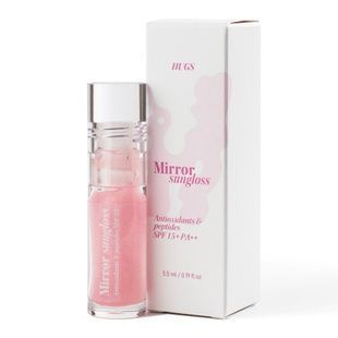 Сонцезахисний блиск для губ Hugs Mirror Sungloss Antioxidants & Peptides SPF 15+ PA++, 5.5 мл 8076754334 фото