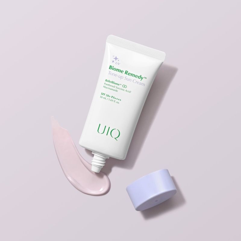 Тонуючий сонцезахисний крем UIQ Biome Remedy&trade; Tone-up Sun Cream SPF 50+ PA++++, 50 мл 8809771750594 фото