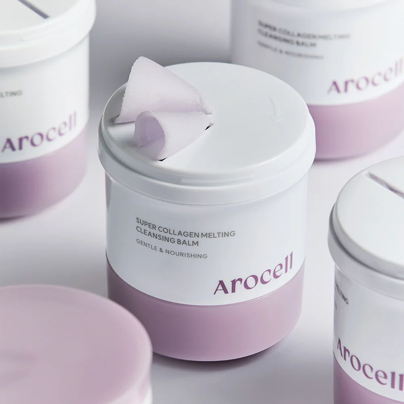 Бальзам для глибокого очищення з колагеном та пептидами Arocell Super Collagen Melting Cleansing Balm, 15 г 8809710461901 фото