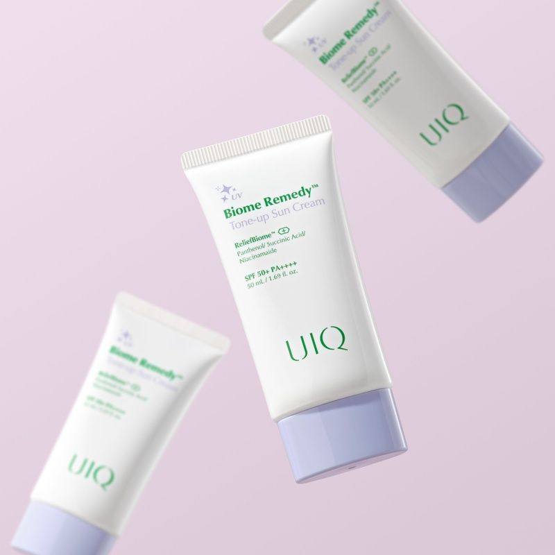 Тонуючий сонцезахисний крем UIQ Biome Remedy&trade; Tone-up Sun Cream SPF 50+ PA++++, 50 мл 8809771750594 фото