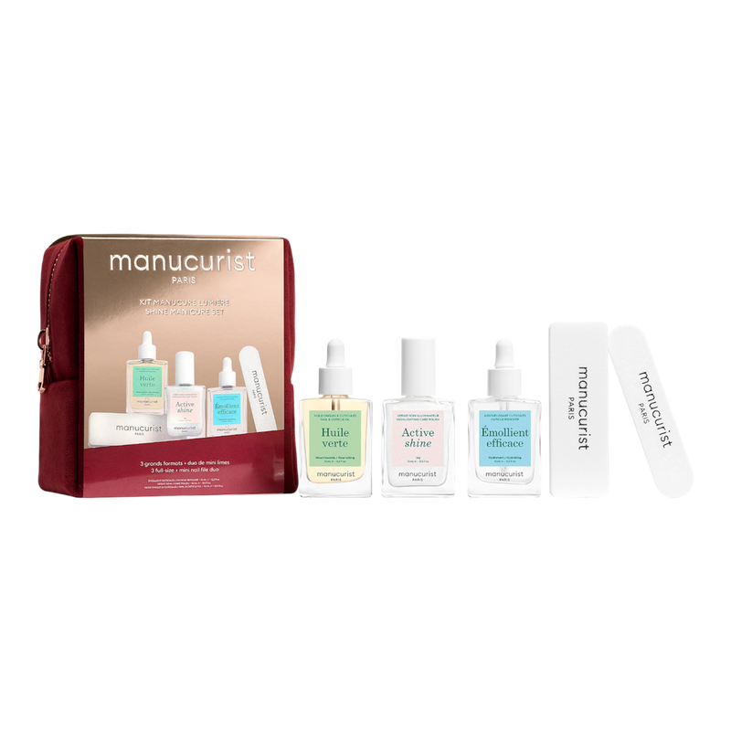 Подарунковий набір для догляду та комплексного манікюру Manucurist Shine Manicure Set 3662263220549 фото