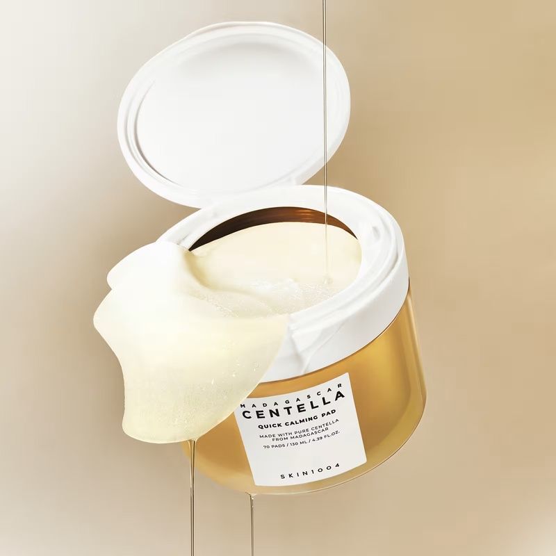 Заспокійливі пади з центеллою SKIN1004 Madagascar Centella Quick Calming Pad, 70 шт 8809913831174 фото