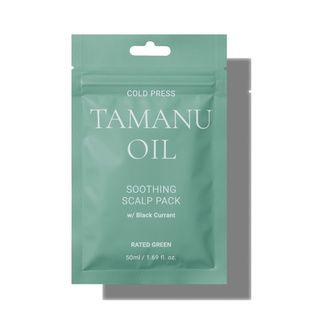 Заспокійлива маска для шкіри голови Rated Green Cold Press Tamanu Oil Soothing Scalp Pack, 50 мл 8809514550177 фото