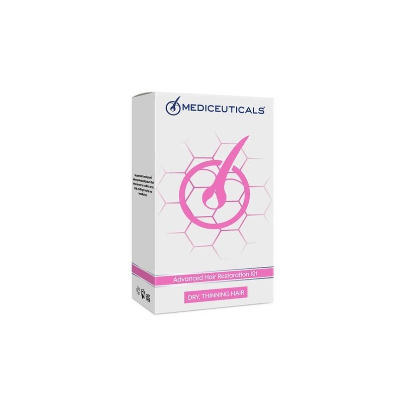 Набір для стимулювання росту волосся для жінок (сухе волосся) Mediceuticals Advanced Hair Restoration Kit 054355935180 фото