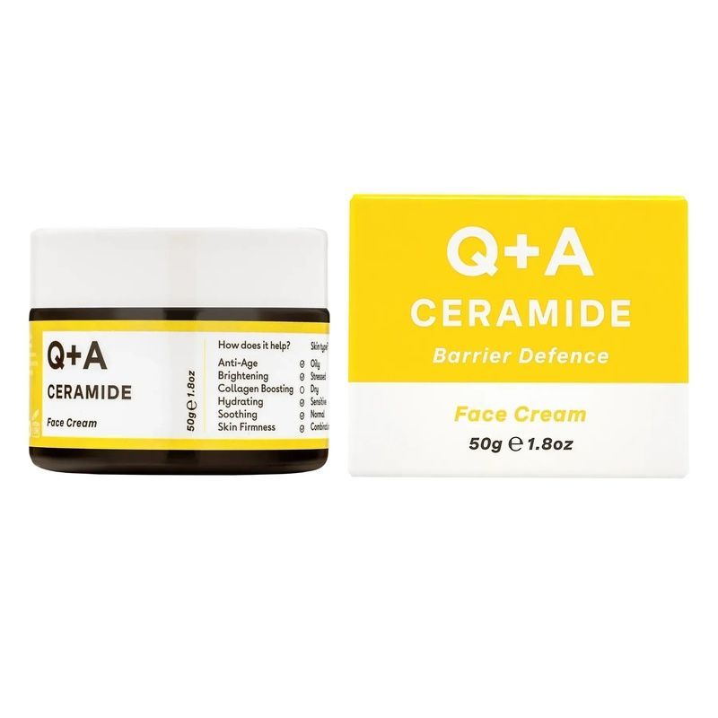 Відновлюючий крем для обличчя з керамідами Q+A Ceramide Cream, 50 г 5060486264377 фото