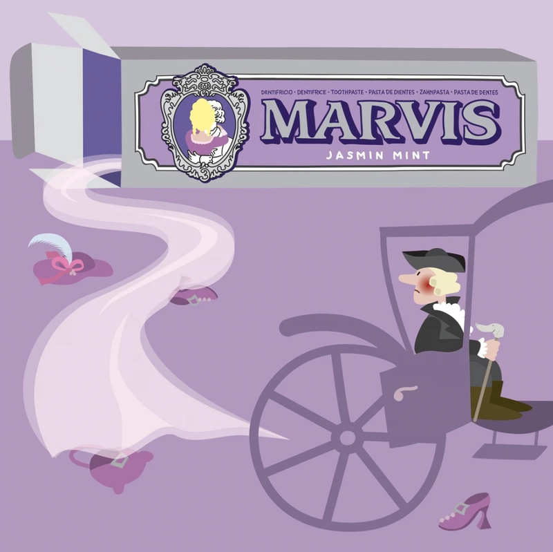 Зубна паста "Жасмин-М'ята" Marvis Jasmin Mint, 85 мл 8004395111756 фото