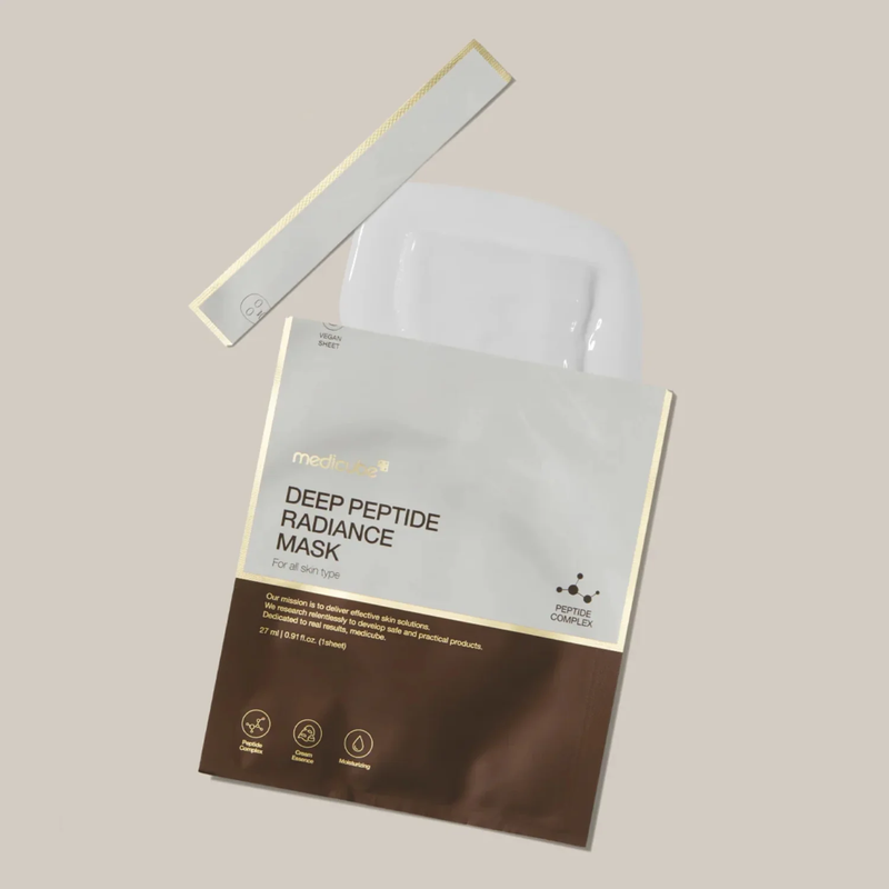 Глибоко зволожувальна маска з пептидами Medicube Deep Peptide Radiance Mask, 27 мл 8800240576585 фото