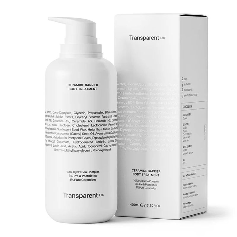 Керамідний бар'єрний догляд за тілом Transparent Lab Ceramide Barrier Body Treatmen, 400 мл 43629 фото