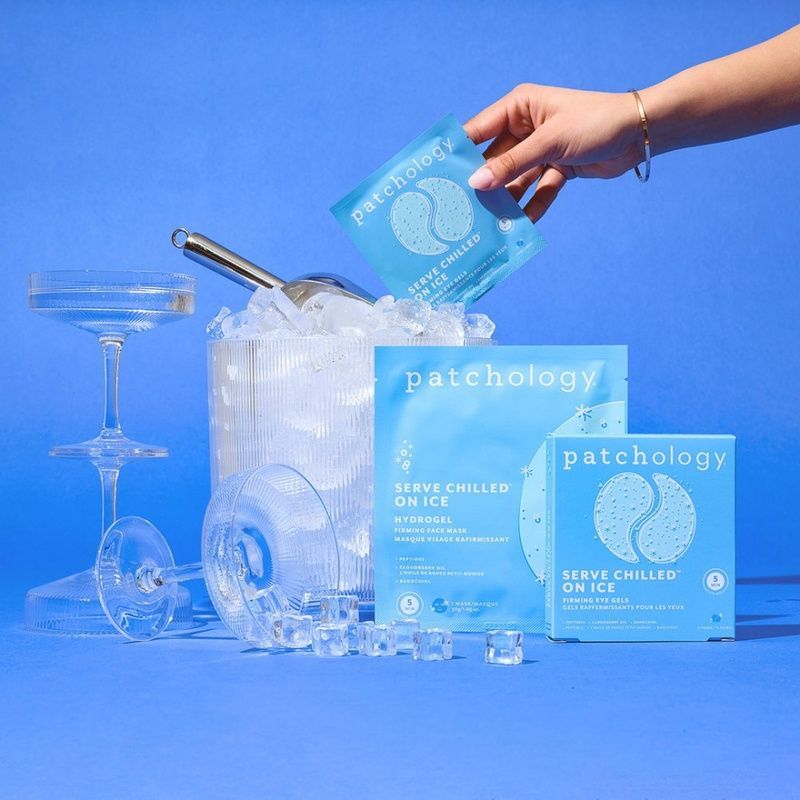Охолоджуючі та зміцнюючі патчі Serve Chilled Iced Eye Gels Patchology, 1 пара PAT0058 фото
