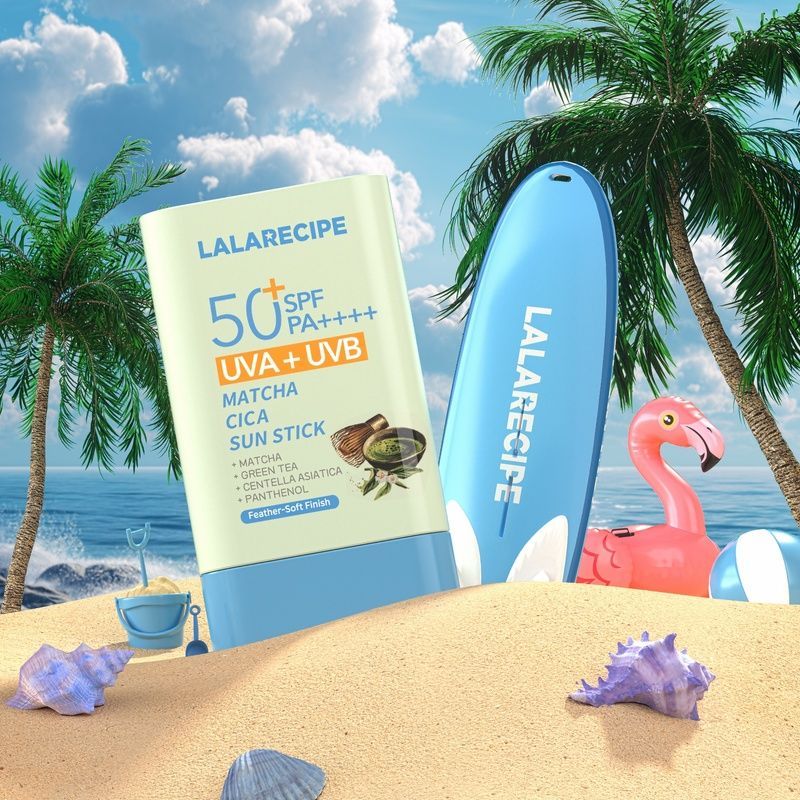 Сонцезахисний стік з центеллою та матчею Lalarecipe Matcha Cica Sun Stick, 20 г 8800296554575 фото