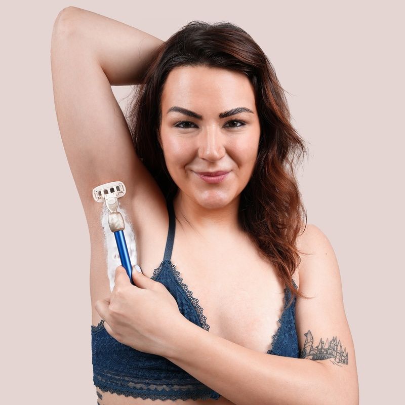 Стартовий набір засобів для гоління Північ Fler The Razor Starter Set Midnight Classy and magnetic RAZ-SET-M фото
