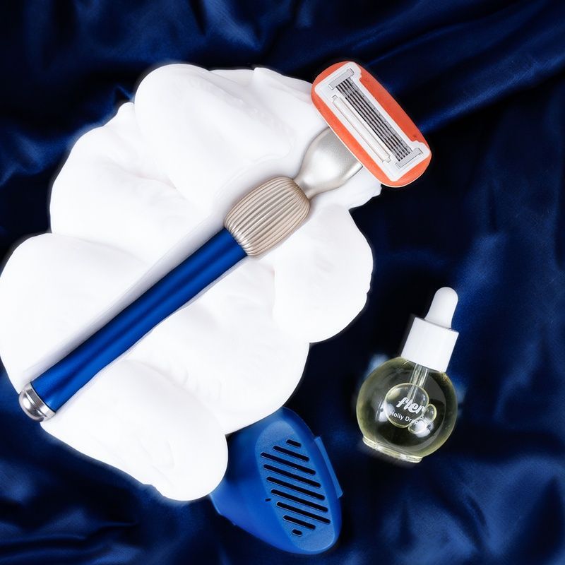 Стартовий набір засобів для гоління Північ Fler The Razor Starter Set Midnight Classy and magnetic RAZ-SET-M фото