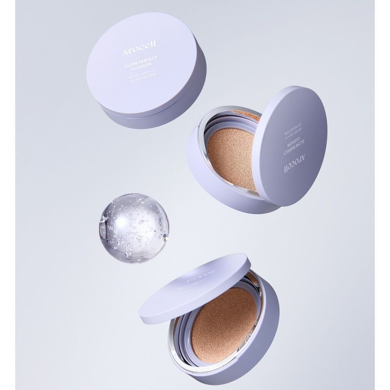 Тональний кушон з ефектом сяйва Arocell Glow Perfect Cushion SPF50+ PA+++ №23, 15 г 8809710460102 фото