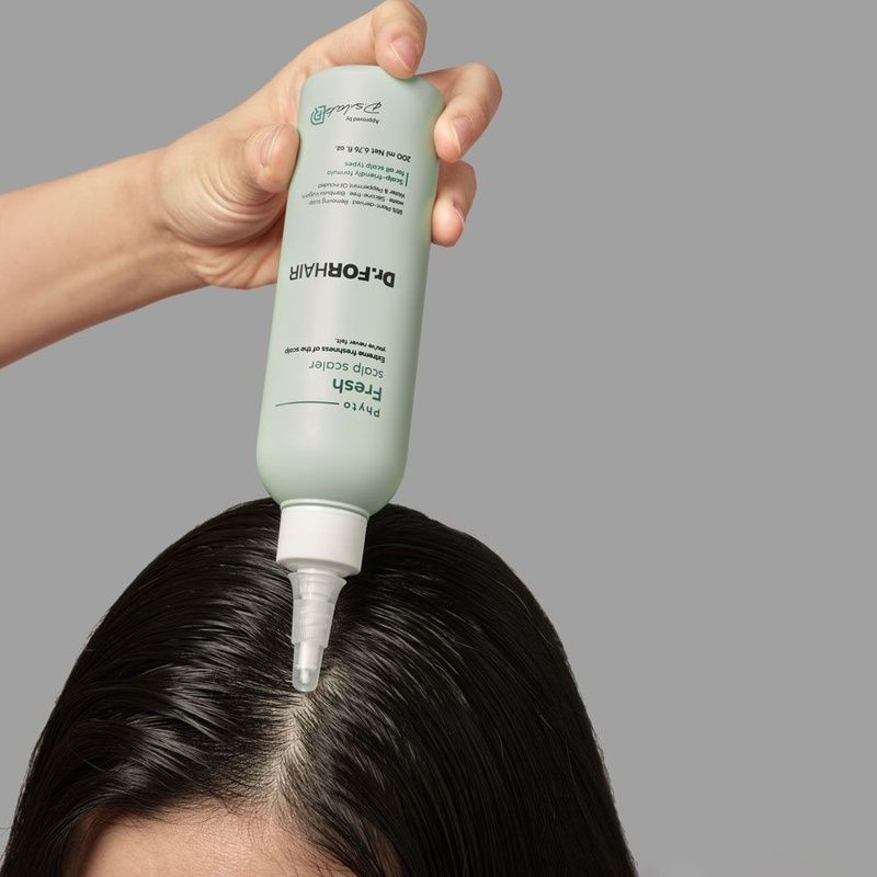 Освіжаюча маска-пілінг для очищення шкіри голови Dr. FORHAIR Phyto Fresh Scalp Scaler, 50 мл 8809485533513 фото