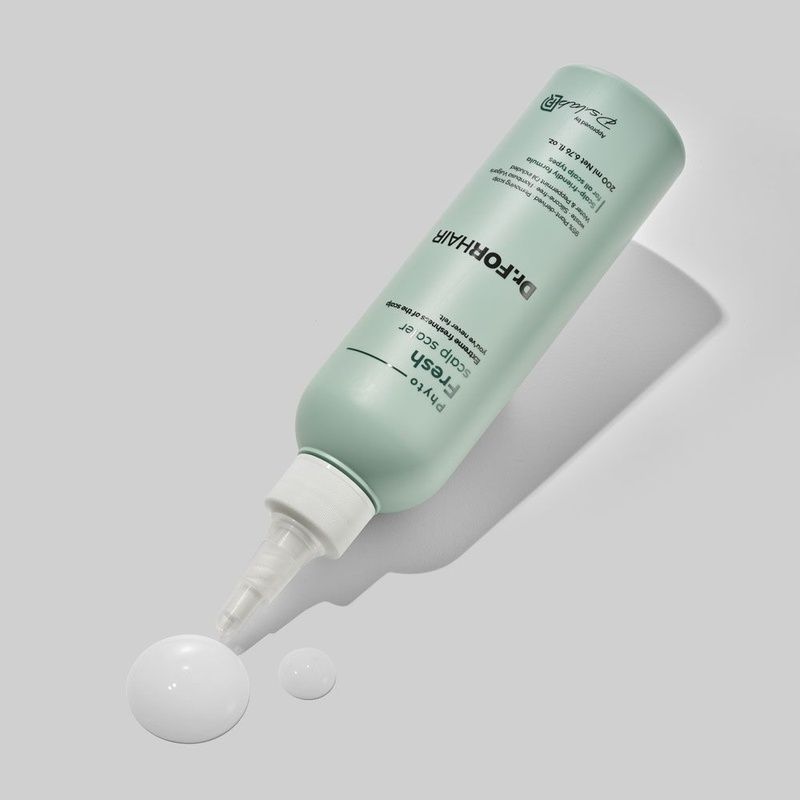 Освіжаюча маска-пілінг для очищення шкіри голови Dr. FORHAIR Phyto Fresh Scalp Scaler, 50 мл 8809485533513 фото