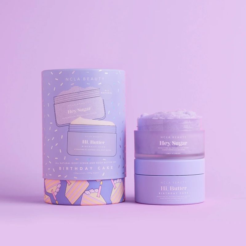 Подарунковий набір для догляду за тілом &laquo;Святковий торт&raquo; NCLA Beauty Birthday Cake Body Care Discovery Set , 2 в 1 850034009667 фото