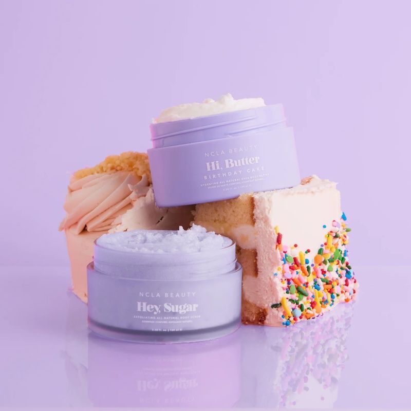 Подарунковий набір для догляду за тілом &laquo;Святковий торт&raquo; NCLA Beauty Birthday Cake Body Care Discovery Set , 2 в 1 850034009667 фото