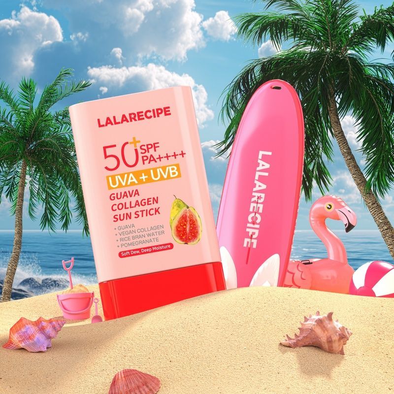 Сонцезахисний стік з екстрактом гуави Lalarecipe Guava Collagen Sun Stick, 20 г 8800296554568 фото