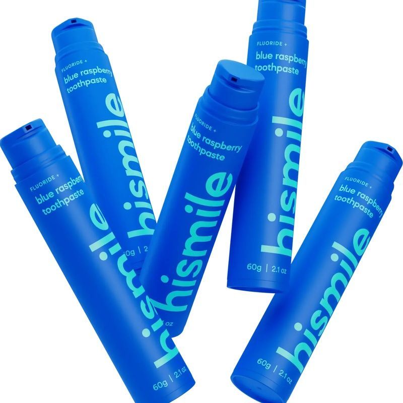 Зубна паста зі смаком блакитної малини Hismile Blue Raspberry Toothpaste, 60 г 93572903 фото