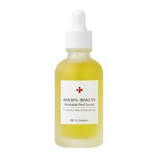 Пілінг-серум з кислотами CUSKIN Dr. Solution AHA 30% BHA 0.5% Washable Peel Serum, 50 мл 8809207225009  фото