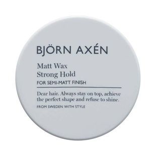 Віск сильної фіксації з матовим фінішем BJORN AXEN Matt Wax Strong Hold, 80 мл 7350001701127 фото
