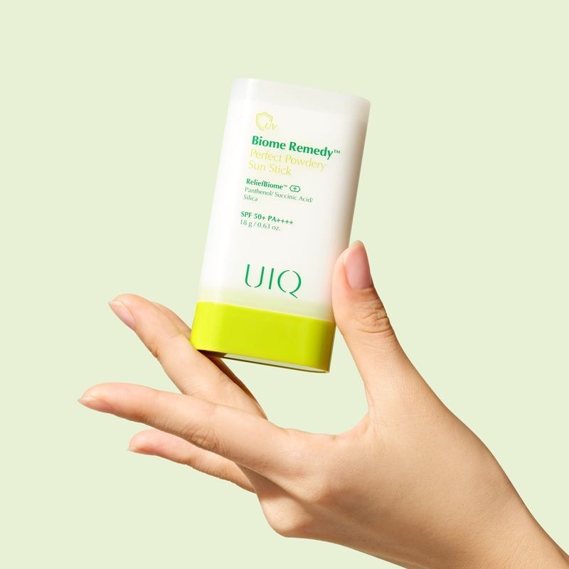 Сонцезахисний стік UIQ Biome Remedy&trade; Perfect Powdery Sun Stick SPF 50+ PA++++, 18 г 8809771750556 фото
