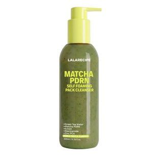 Пінка для вмивання з Matcha PDRN комплексом Lalarecipe Matcha PDRN Self-Foaming Pack Cleanser, 200 мл 8809844733417 фото