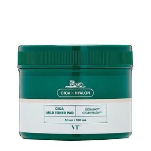 Відлущувальні пади для обличчя VT COSMETICS Cica Mild Toner Pad, 60 шт 8809695670640 фото