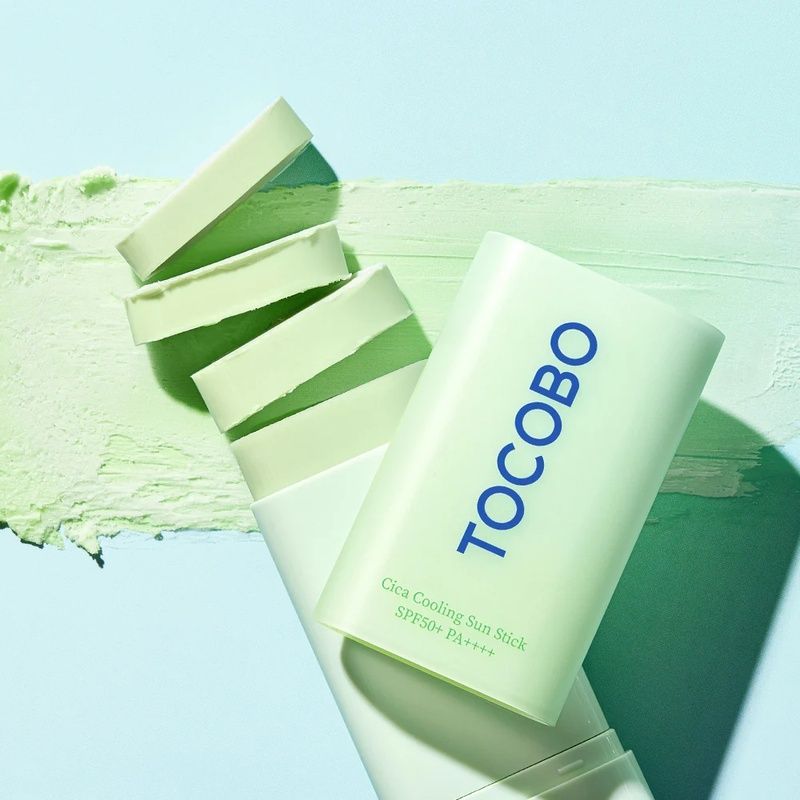 Сонцезахисний стік із охолоджуючим ефектом Tocobo Cica Cooling Sun Stick Mini SPF50+ PA++++, 11 г 8809835063226 фото