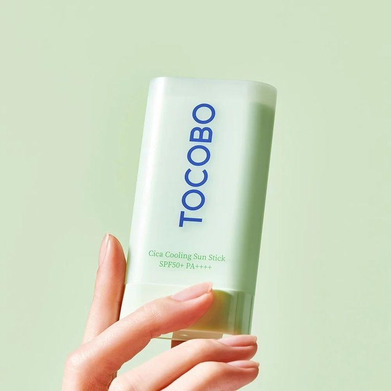 Сонцезахисний стік із охолоджуючим ефектом Tocobo Cica Cooling Sun Stick Mini SPF50+ PA++++, 11 г 8809835063226 фото