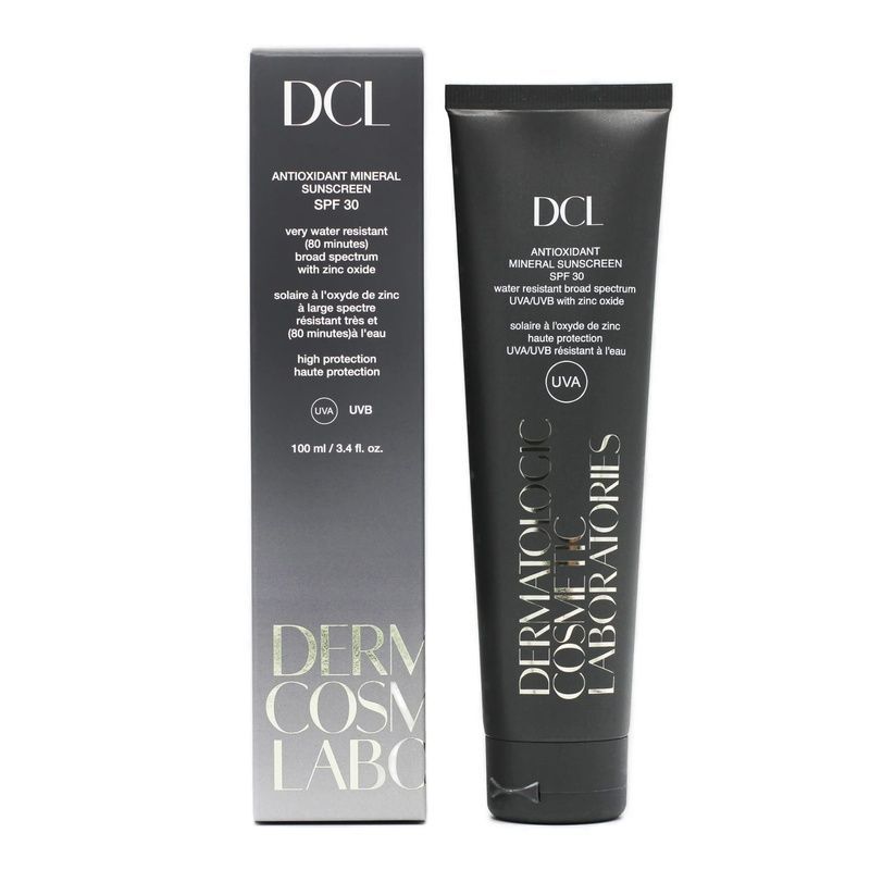 Мінеральний сонцезахисний крем для обличчя і тіла DCL Antioxidant Mineral Sunscreen SPF 30, 100 мл 357486506640 фото