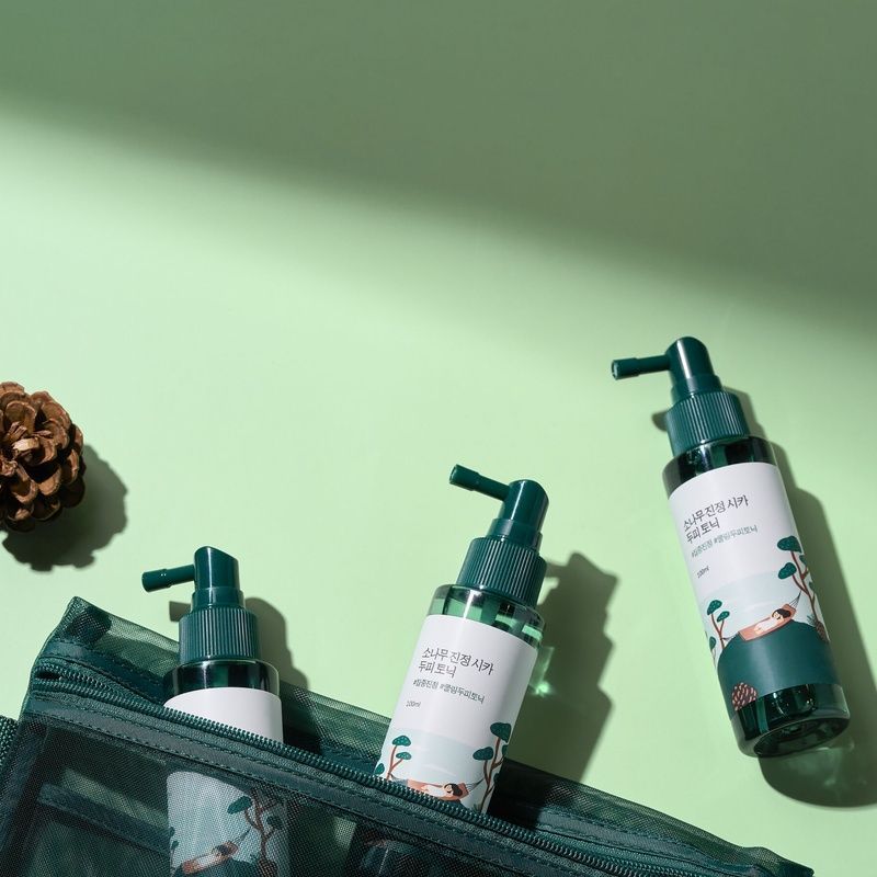 Заспокійливий тонік для шкіри голови з екстрактом голок сосни ROUND LAB Pine Calming Cica Scalp Tonic, 100 мл 8809962541352 фото
