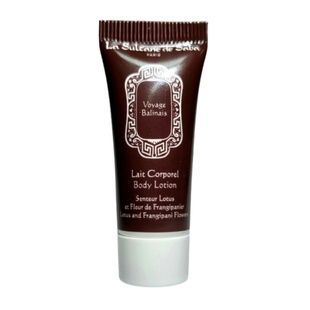 Молочко для тіла з ароматом лотосу та франжипані LA SULTANE DE SABA Balinais Body Lotion Lotus and Frangipani Flowers, 8 мл 37004486012091 фото