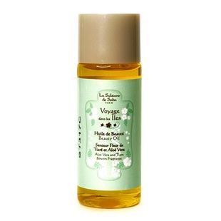 Олійка для тіла та волосся з ароматом алое вера LA SULTANE DE SABA Beauty Oil Aloe Vera & Tiare Flowers, 50 мл 3700448604262 фото