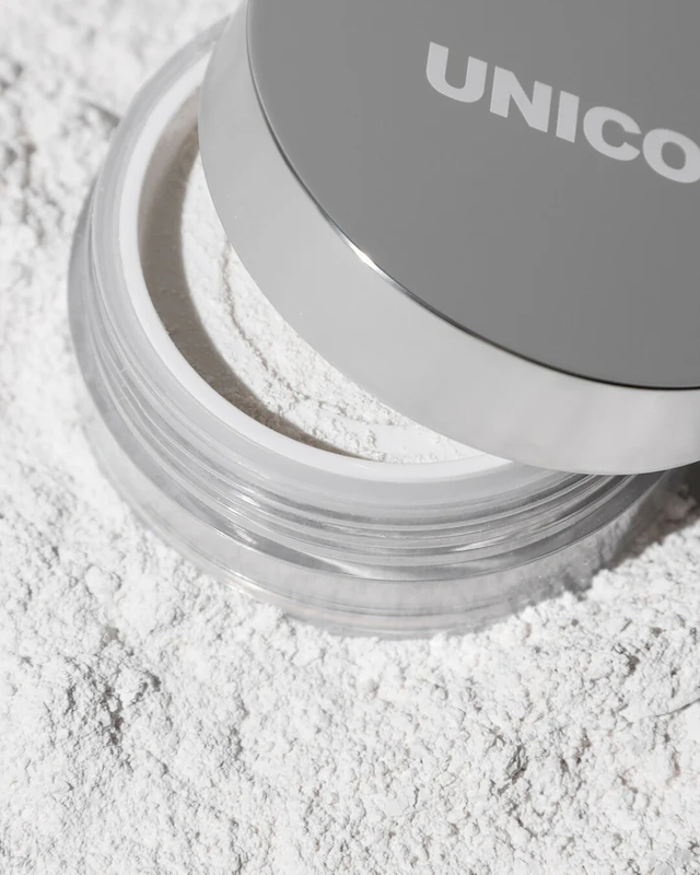Прозора фінішна пудра для обличчя UNICO Setting & Finishing Ing Powder Pearl SPF13/PA+++, 10 г 482379221 фото